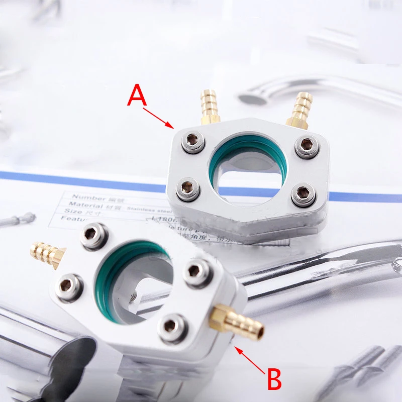 

Engine Exhaust Water Cooling Fixing Mount with Nozzles Fit For ZENOAH/Tiger King/RCMK Engine of RC Gasoline Boat