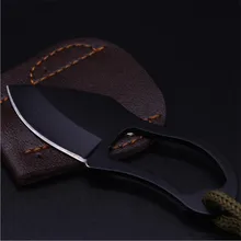 Карманный мини-нож для самозащиты, нож для выживания, рыболовный нож для шеи, оболочка для наружного кемпинга, тактические инструменты, ожерелье, открывалка