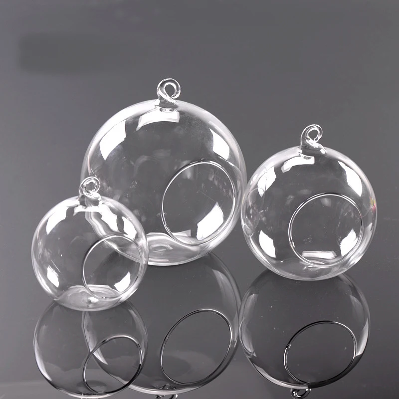 10/12/15CM Clear Round Hanging Glass Vase Bottle Terrarium Hydroponic Planter Pot Flower Figurines DIY Home Table Garden Decor 10/12/15CM Clear Round Hanging Glass Vase Bottle Terrarium Hydroponic Planter Pot Flower Figurines DIY Home Table Garden Decor