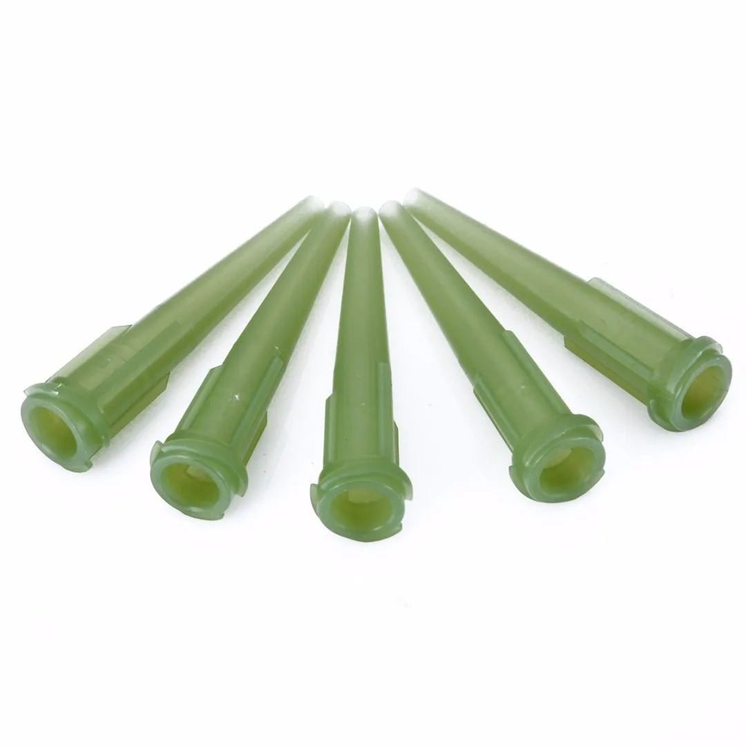 30pcs/Set TT Tapered Tips Solder Paste Adhesive Glue Dispensing Needle Plastic Conical Tapered Tips 14-25GA 1.25