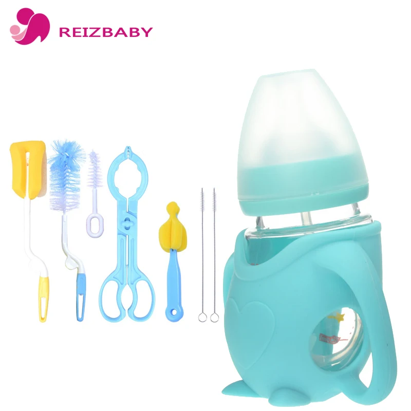 baby feeding bottle glass