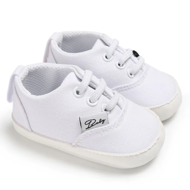 Для новорожденных парусиновые туфли на шнуровке детские мокасины Bebe мягкой подошве Star нескользящая обувь спортивные кроссовки детская