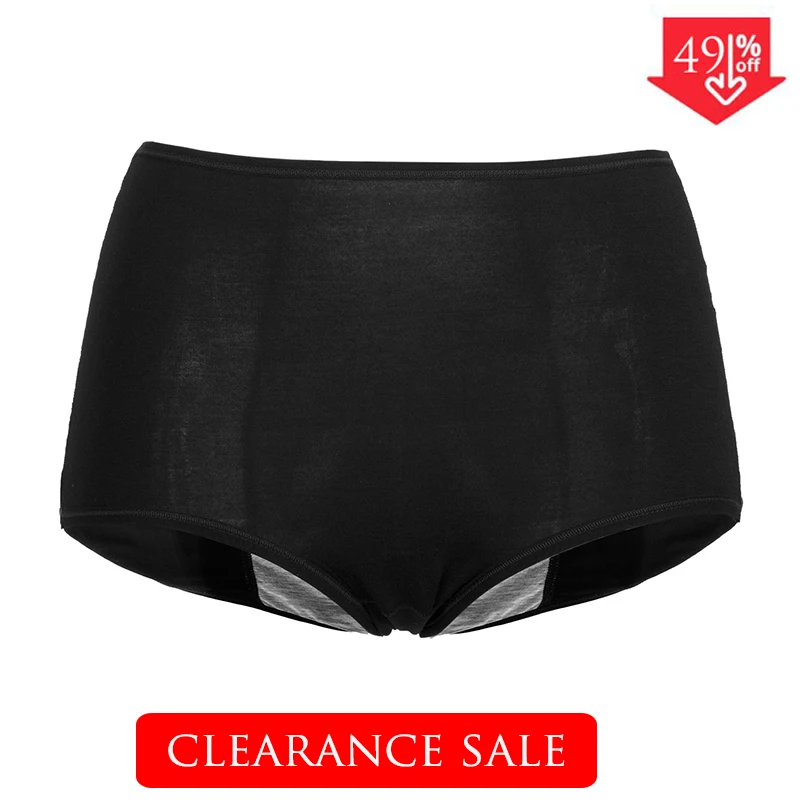 

Lady's Underwear viscose Fiber Underpants Girl Menstrual Lingerie Women's Physical Pant High Waist Watertightness Briefs