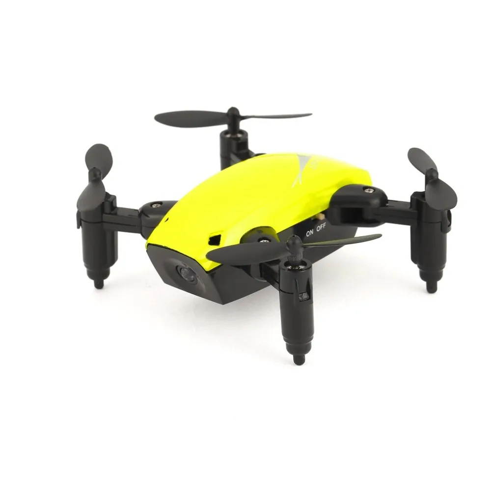 S9W складной RC Мини Дрон Карманный Дрон микро Дрон вертолет с wifi FPV 0.3MP камера 360 градусов