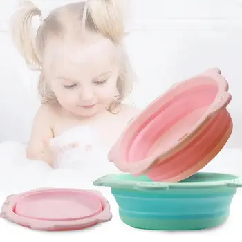 

Large Thickened Plastic Non-slip Outdoor Foldable Washbasin Newborn Small Washbasin Children's Basin Mother and Child Supplies