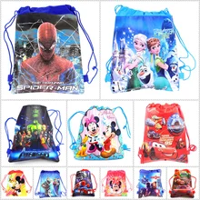 Backpack 1pcs Disney theme Frozen Princess Avengers School font b Bags b font font b Drawstring