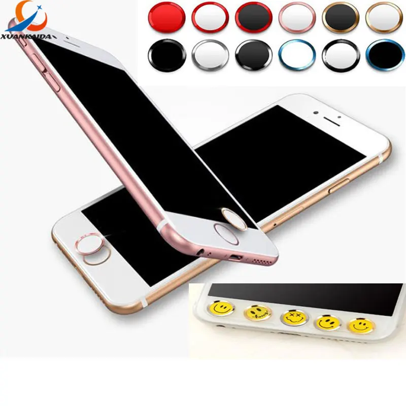 

For iPhone 5S SE 6 6S 6Plus 7 7Plus Plus For Ipad Aluminum Touch ID Home Button Sticker with Fingerprint Identification Function