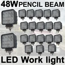 Tkeapl thtmh 20x48 Вт пятно карандаш светодиодный свет лампы автомобиль грузовик для вождения водонепроницаемые Мокасины