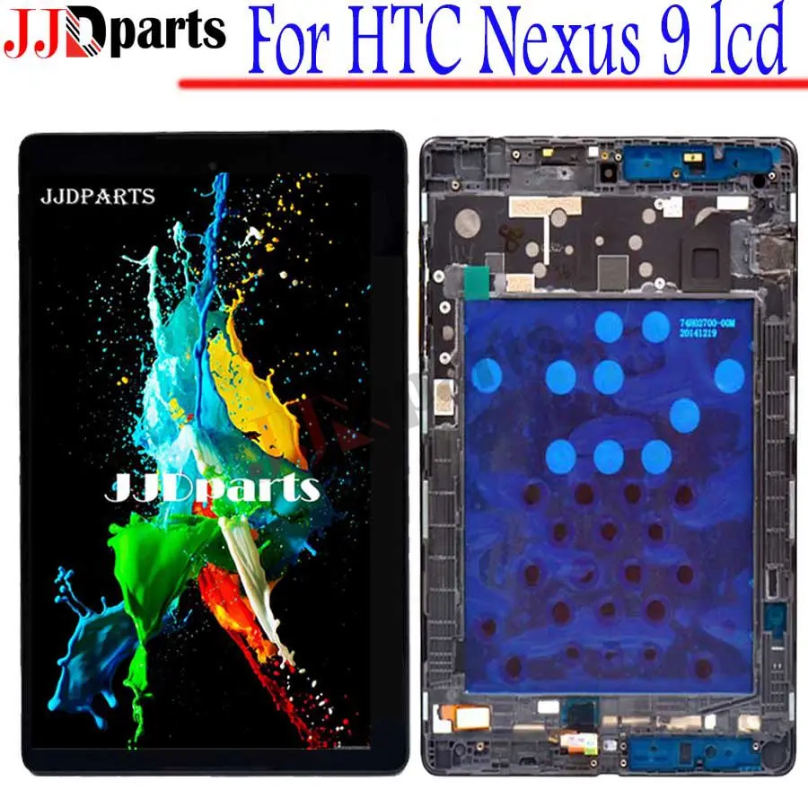 

Black 8.9" LCD Display For HTC Google Nexus 9 Touch Screen Digitizer Assembly With Frame Replacement parts For HTC Nexus 9 LCD