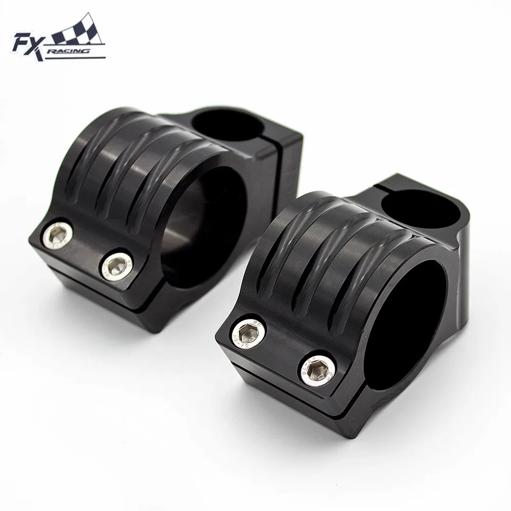 

50MM CNC 7/8" 22mm Handlebar Clip On Motorcycles Handlebar Clip On Heads Clamp Fork For KAWASAKI ZX14 ZX 14 2006 - 2010 2007
