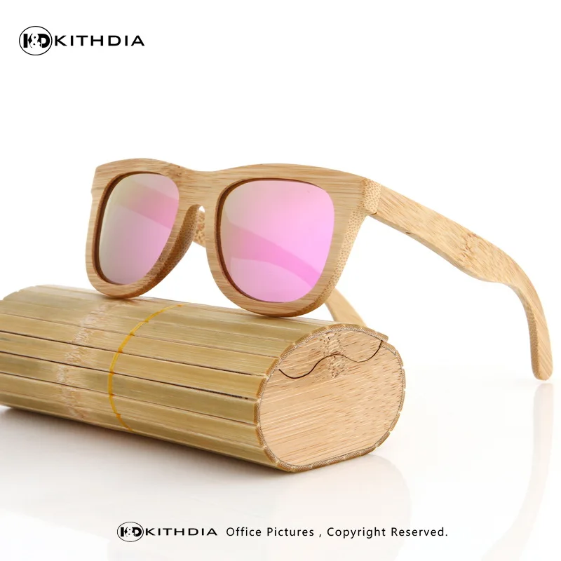 KITHDIA, новинка, бамбуковые солнцезащитные очки, мужские, деревянные, солнцезащитные очки, для женщин, фирменный дизайн, Ретро стиль, дерево, солнцезащитные очки, Oculos de sol masculino - Цвет линз: 5