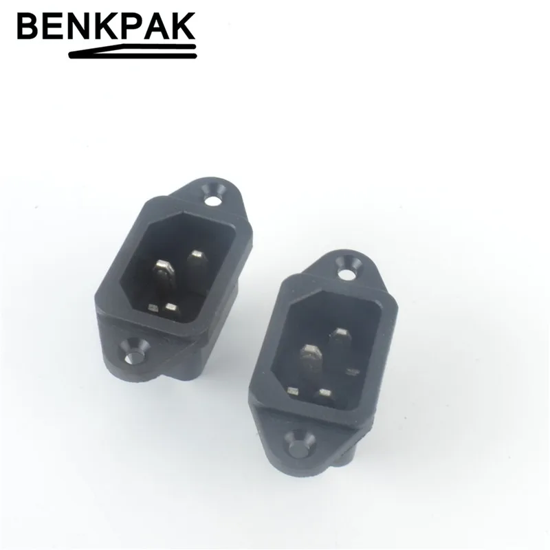 

5pcs 3 Pin IEC320 C14 Power Socket Connector AC 250V 10A Power Connector ac socket Connector