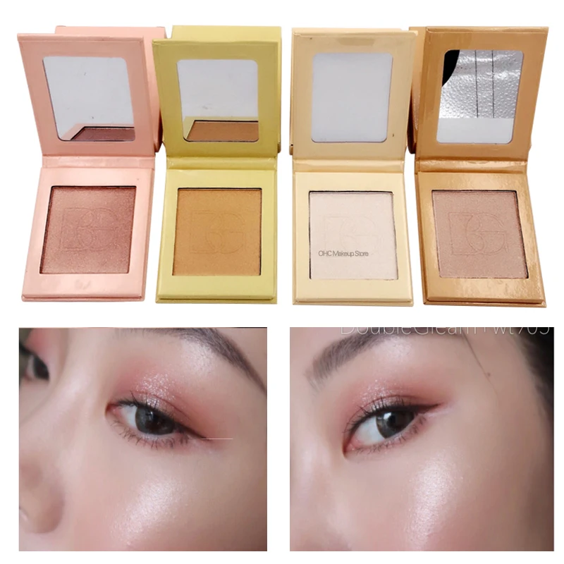 

Single Face Highlighter Makeup Powder Shimmer Glow Kit Iluminador Bronzer Powder Contour Highlight Palette Matt Colour