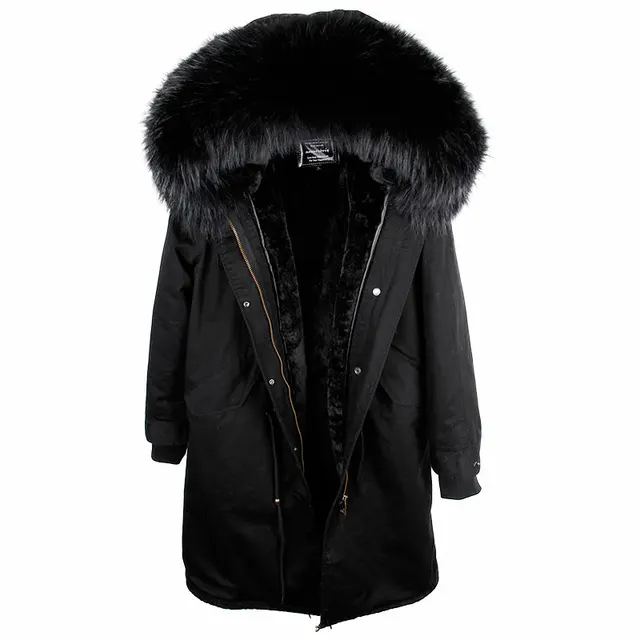 2021 Fashion Xx-long Parka Real Fur Coat Women Winter Jacket Raccoon Fur  Collar Over The Knee Winter Jacket Parkas Hot Sell - Real Fur - AliExpress
