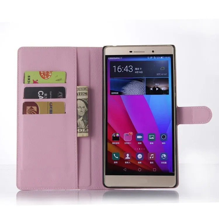 Luxury Wallet Flip PU Leather Case Cover For Huawei P8 Max Case Cell Phone Case Back Cover Skin With Card Holder Stand (9)