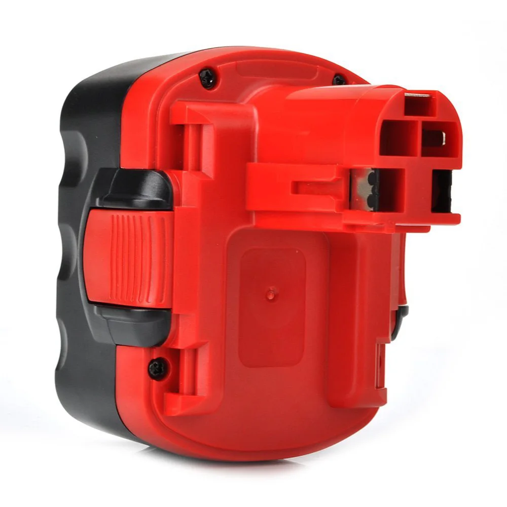 

2 Pack Power Tool Replacement Battery for Bosch BAT040 [14.4V, 2.0Ah, NiCd], Red&Black