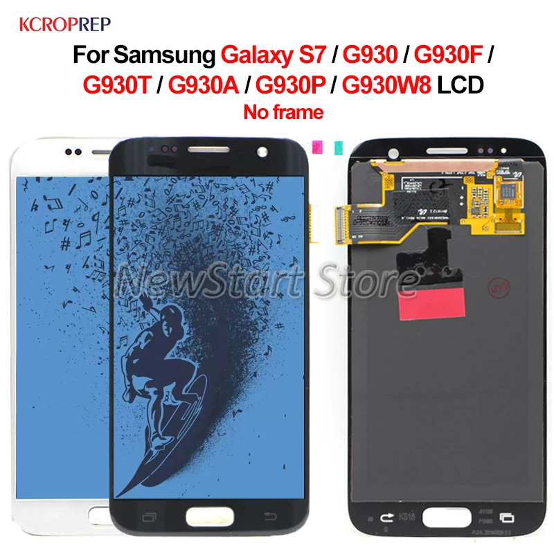 ЖК-дисплей Super Amoled для Samsung Galaxy S7 G930 G930F G930T G930A G930P G930W8 дисплей с сенсорным экраном и