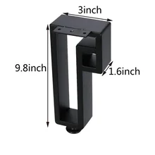 4 шт. металлические ножки для мебели, квадратная трубка регулируемый стол и стул для замены Диванный кофейный столик ножки шкафа косой ноги железа