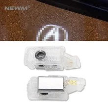 2 шт. двери автомобиля светодио дный Добро пожаловать лазерный проектор Логотип Тень двери свет Шаг Логотип лампа для Honda Acura MDX/RLX /TL/TLX/ZDX