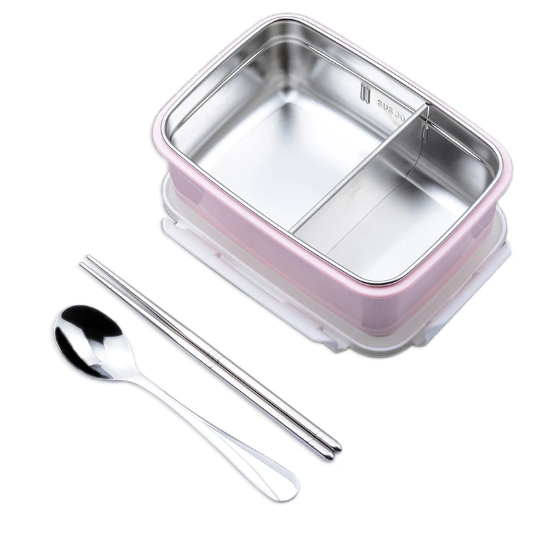 Korea Japanese Style Kids Bento Lunch Box Stainless Steel Portable Sushi Food Storage Container School Student China Meal Prep