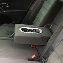 Для VW Tiguan mk2 Allspace хромированное заднее сиденье держатель стакана для напитков наклейка Рамка объемная Матовая рамка