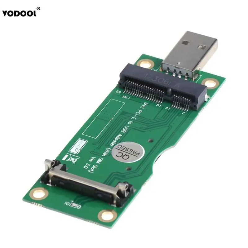 Мини PCI-E к USB адаптер с sim-картой 8Pin слот для карты WWAN/LTE модуль поддержка SIM 6pin/8pin Разъем для карты