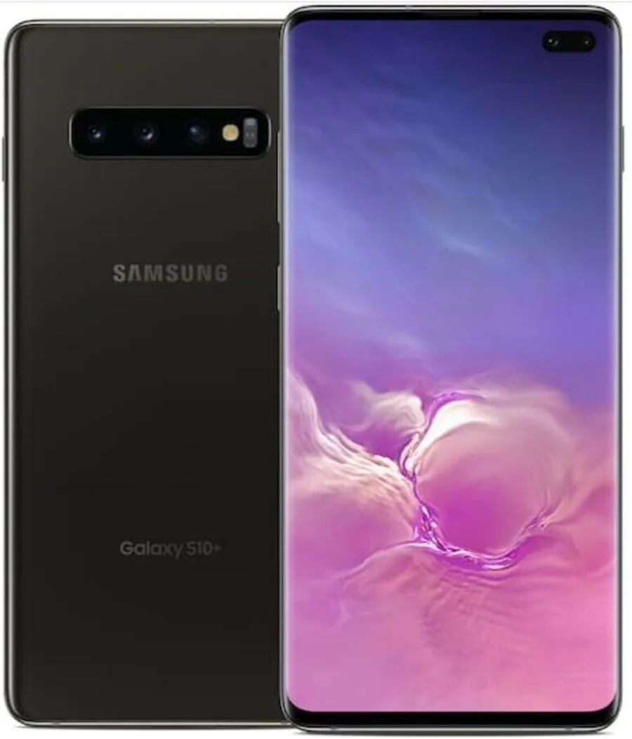 Мобильный телефон samsung Galaxy S10+ S10 Plus G975U, 8 ГБ ОЗУ, 128 Гб ПЗУ, четыре ядра, 6,4 дюйма, 5 камер Snapdragon 855, NFC, 4G LTE, Android