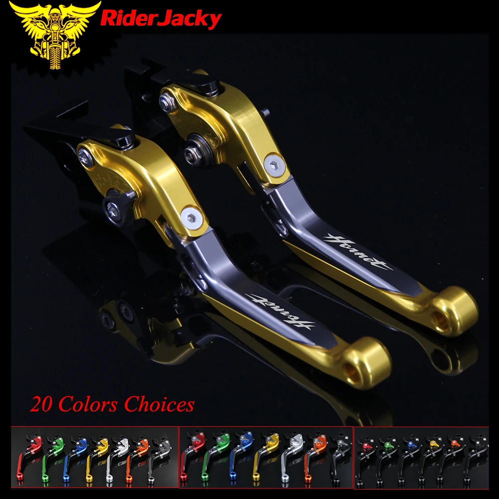 

RiderJacky 1 Pair Motorcycle Folding Extendable Brake Clutch Levers For Honda CB599 / CB600 HORNET 1998-2006 2002 2003 2004 2005