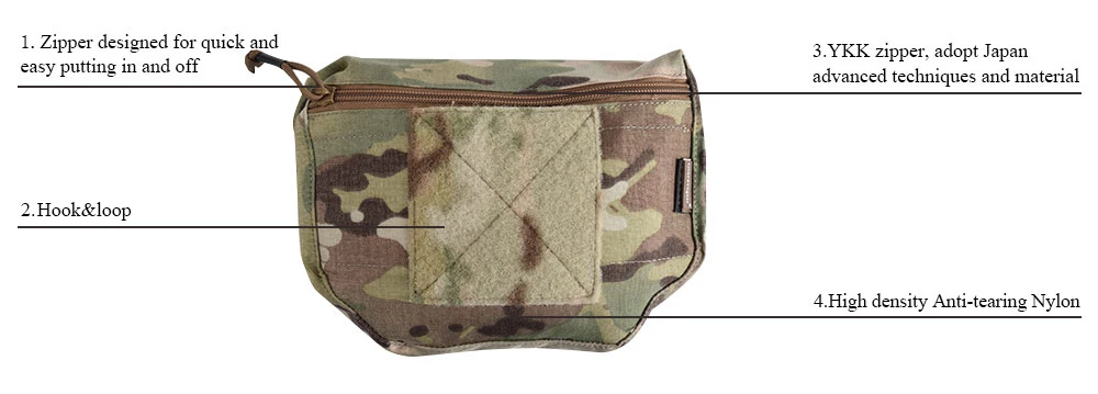 Bolsa de Despejo Emersongear Transportadora Armadura Gota Bolsa Avs Cpc Tático Ferramenta Multicam Placa Airsoft Em9283 Jpc 18 CPC Bolsa de Despejo Tático Ferramenta Saco