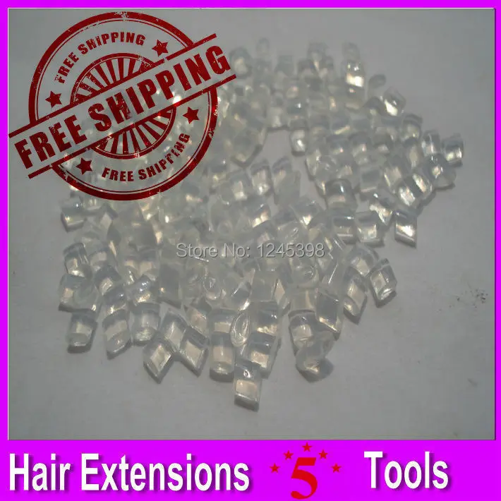 100g Real italian keratin glue for hair extension, transparent white blue