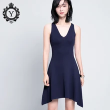 COUTUDI 2017 Black Sundress Beach Wear Sleeveless Deep V-Neck White Dress 2017 Summer Ladies Club Party Spaghetti Strap Dresses