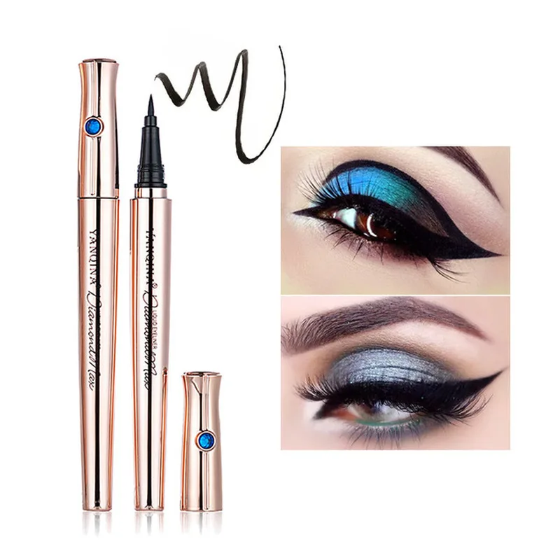

2019 New Black Color Eyeliner Waterproof Eyes Makeup Cosmetic for Maquiagem Profissional Completa Liquid Eye Pencil Long-lasting