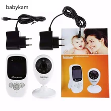 Babykam camara vigilabebes ИК монитор температуры ночного видения 4 колыбельные 2 способа разговора 2,4 дюймов ЖК