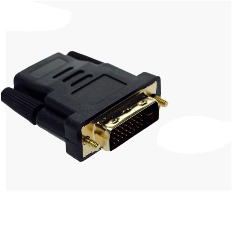 Feniores DVI-D Мужской(24+ 1 pin) к HDMI Женский(19-pin) HD HDTV монитор Дисплей адаптер Лидер продаж A20 - Цвет: Черный