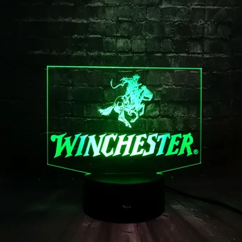 

Game of battle Prop M1894 Winchester Creative LED 7 Color USB RGB Lava Charge Bedroom Decor Night Light Holiday Friends toy Toy