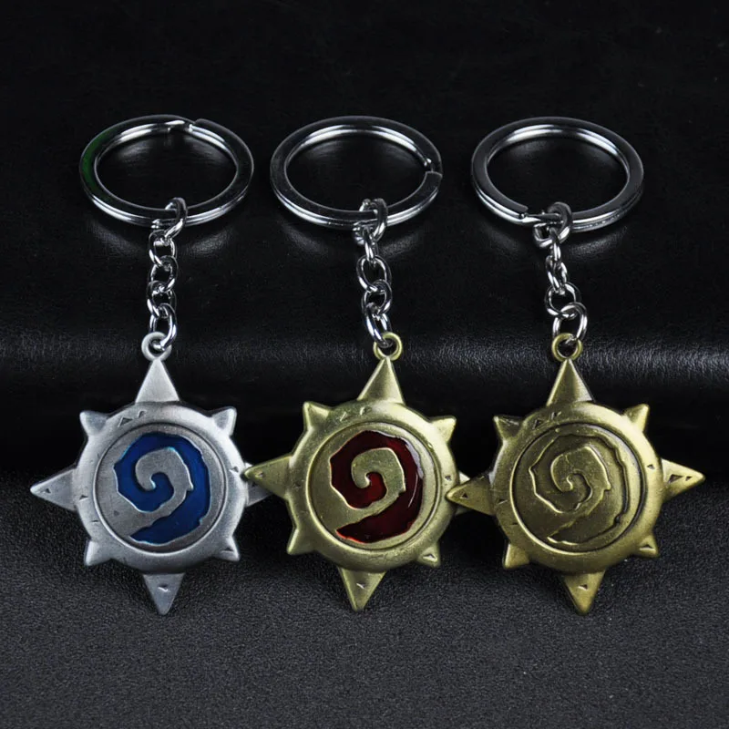

2019 The New New Hearthstone Arena Key Bottle Opener Keychain Blizzcon WoW game jewelry Hearthstone Card Key Ring Hearthstone