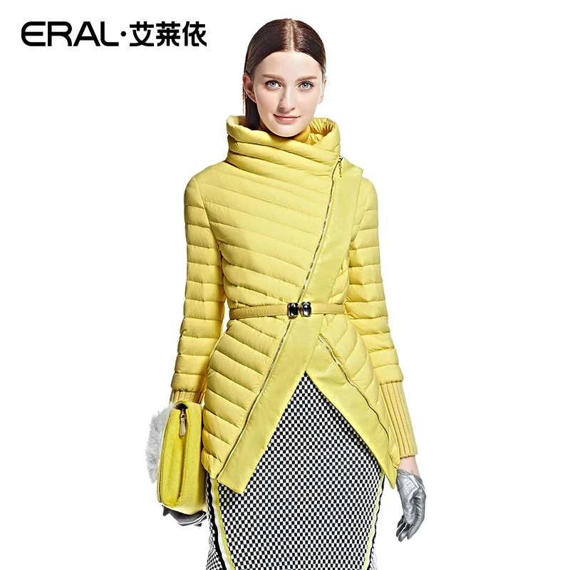 Haute Ral D'hiver Patchwork Vers Le Manteau Col Veste Oblique Qualité De Fermeture Mode Montant Eral2007d Bas Éclair Femmes Court drEqrP