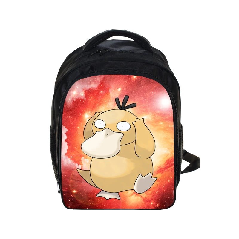 17 Мультфильм pokemonn Psyduck Galaxy Printing сумки для детского сада школьный рюкзак для детей, мальчиков и девочек Покемон сумка для начальной школы рюкзак для переноски ребенка - Цвет: 17