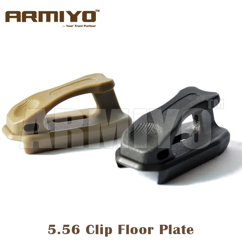 Armiyo Tactical Polymer Clip Floor Plate 5.56 for Airsoft Magazine Mount Hunting Shooting Accessories m4 |