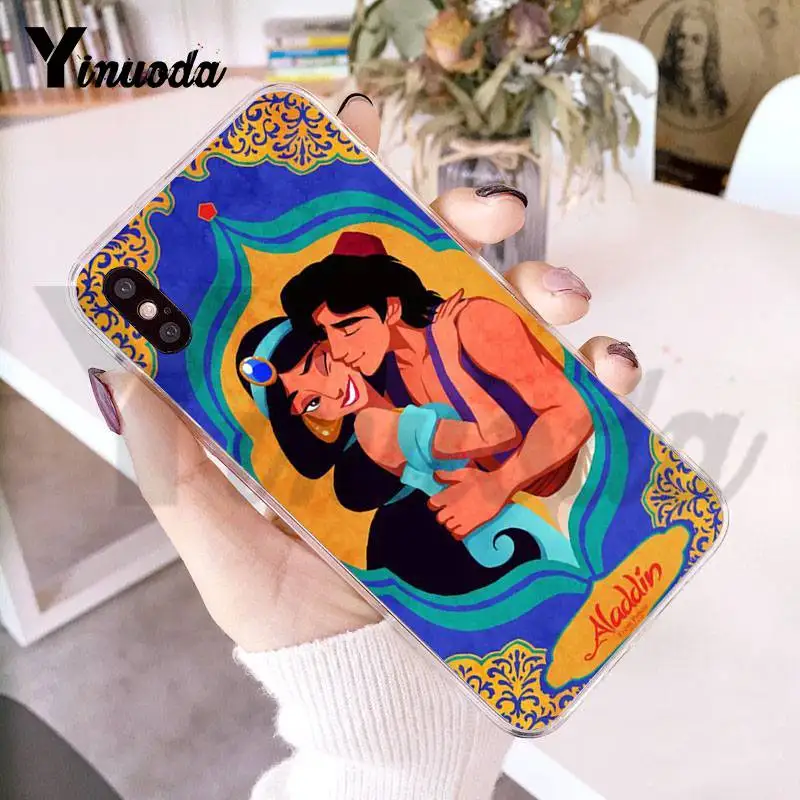 Yinuoda For iphone 7 6 X Case Aladdin Jasmine Cartoon Transparent Phone Cover Case for iPhone 8 7 6 6S Plus X 5 5S SE 5C XS XR Yinuoda For iphone 7 6 X Case Aladdin Jasmine Cartoon Transparent Phone Cover Case for iPhone 8 7 6 6S Plus X 5 5S SE 5C XS XR