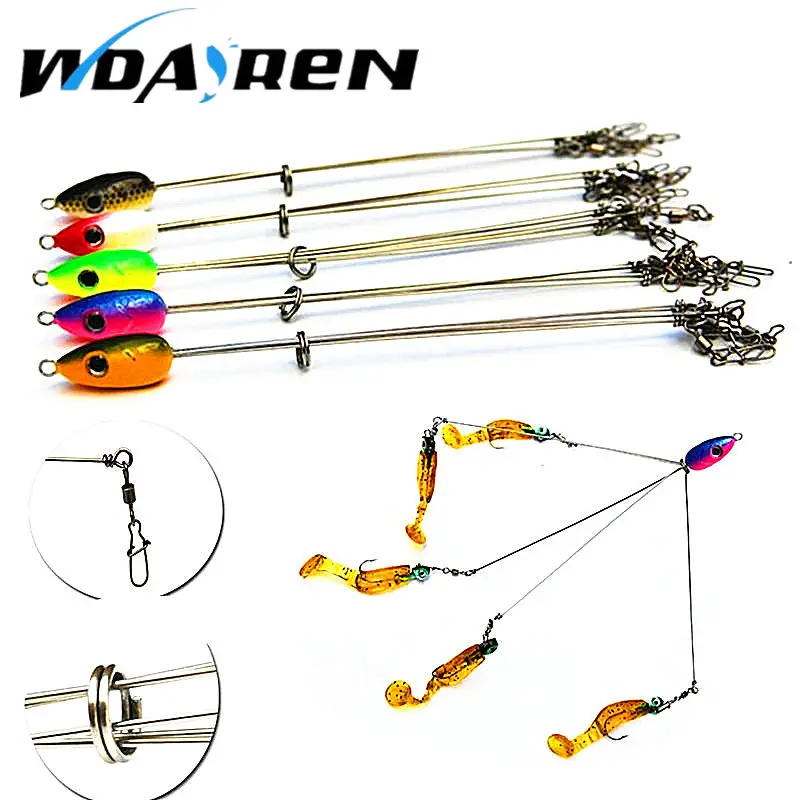 WDAIREN Alabama Rig Stainless Snap Swivel Fishing Tackle Group 3D Fishing Bait 18cm 20g High Quality Fishing Lure FA-347 owner 52567 18 hooked snap swivel 9 шт