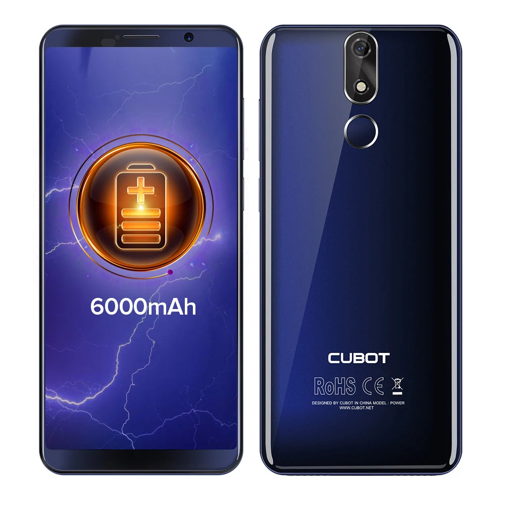 Cubot Мощность Android 8 1 MT6763T Восьмиядерный 6 ГБ Оперативная память 128 Встроенная 5 99