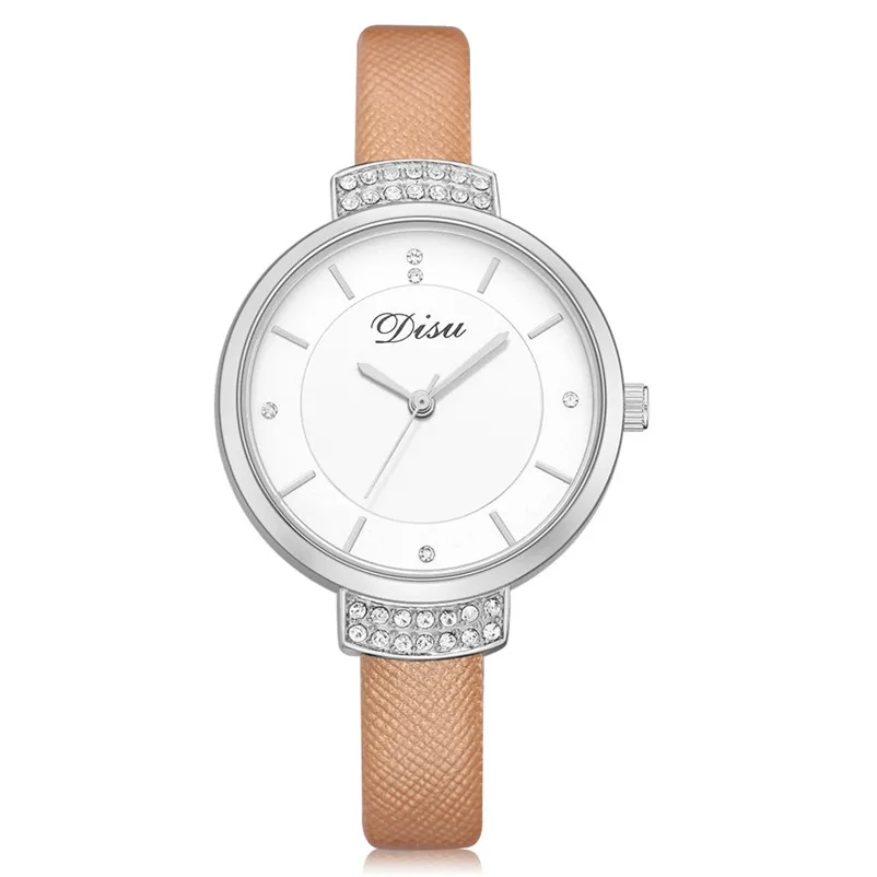 Fashion women watches top brand luxury ladies watch Retro Design Leather Band Analog Quartz Wrist Watch Montre femme 3M30#N (7)
