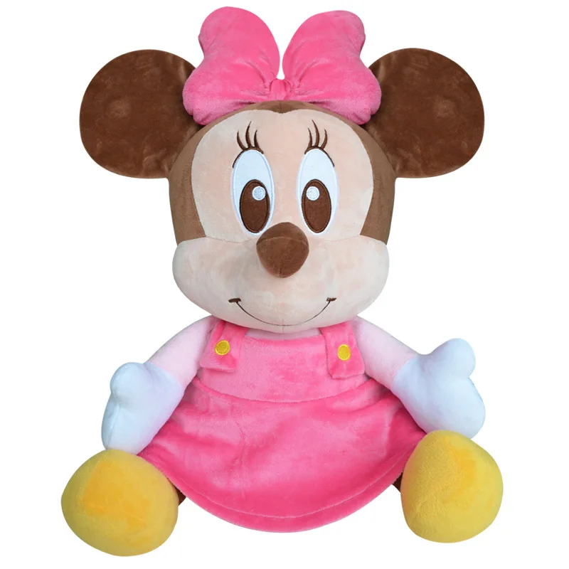 Дисней Минни Маус для девочек подарок на день рождения Дисней-игрушки Микки Маус плюшевые куклы мягкие Минни плюшевые детские игрушки - Цвет: Minnie