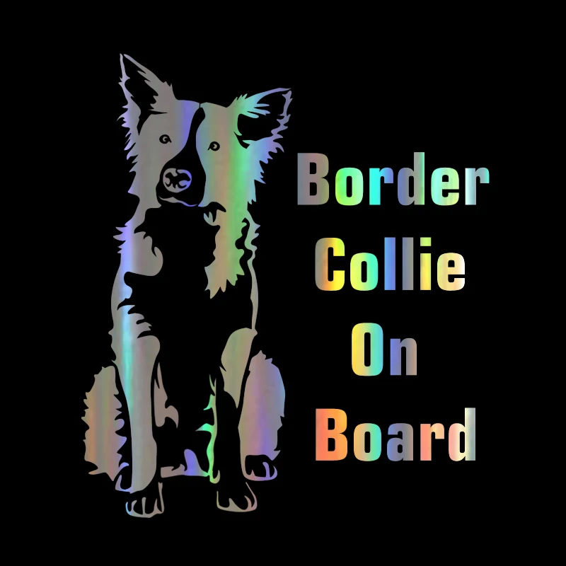 I LOVE MY BORDER COLLIE vinyl car sticker decals graphics novelty bumper dog pet