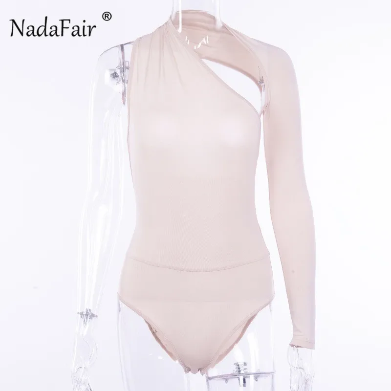 one shoulder bodysuit female12