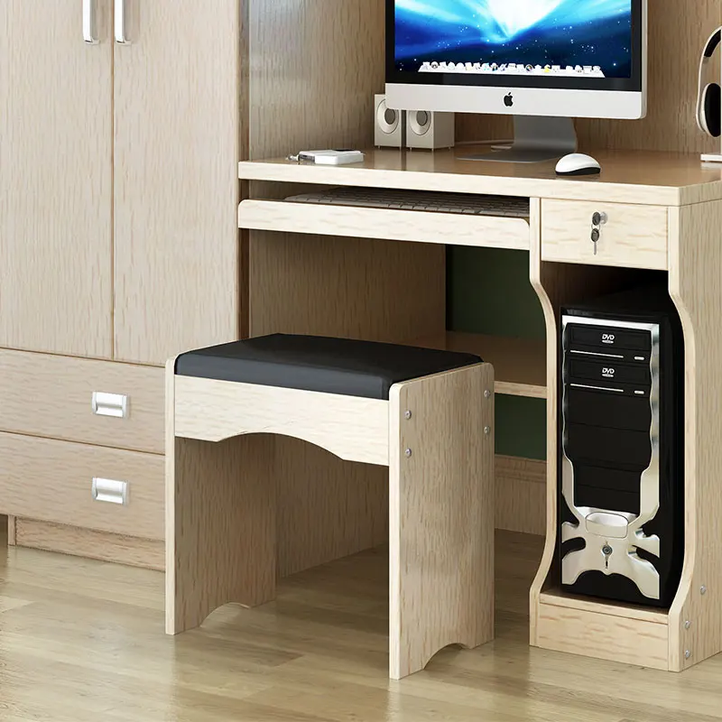 Table Desktop Home Computer Desk Combination Bookcase Wardrobe