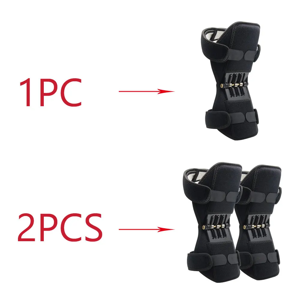 1pc and 1 pair power joint support knee pads powerful rebound spring force knee support professional 1pc and 1 pair power joint support
