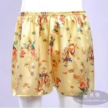 Большие размеры шелковые пляжные шелковые трусы мужские шелковые шорты su215p4