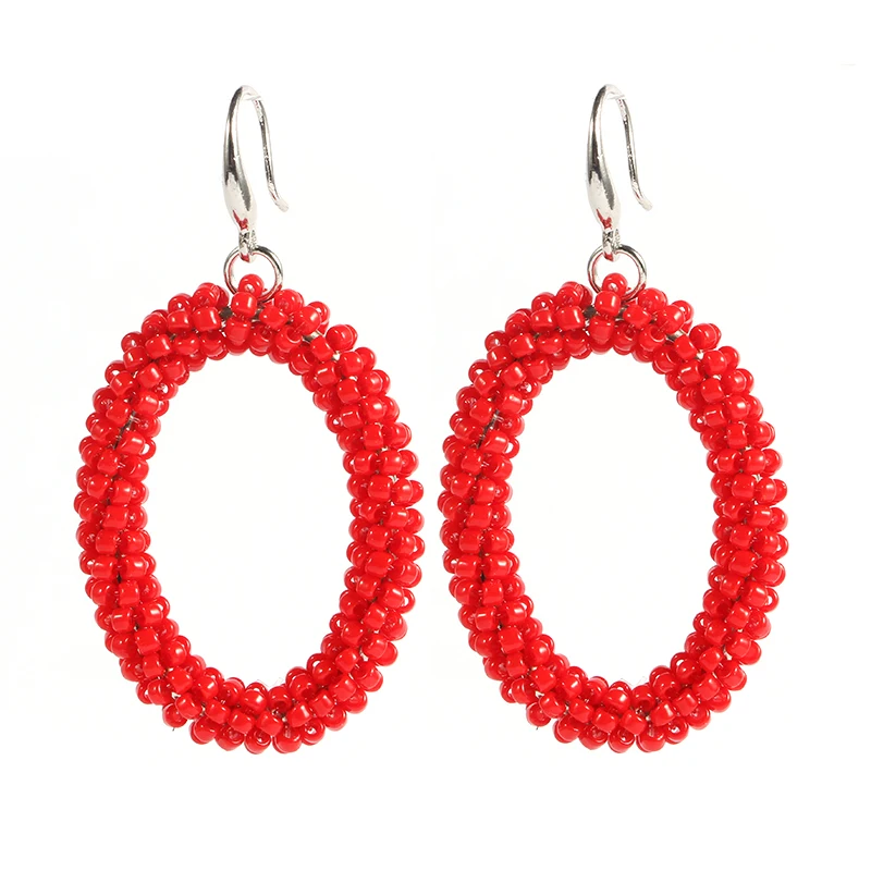 4 Earrings Red